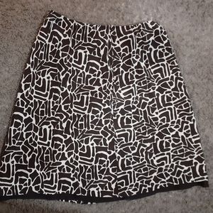 Cow print skirt